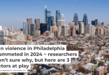 Philadelphia had 563 homicides in 2021 – the deadliest year on record. Alex Potemkin/E+ Collection via Getty Images